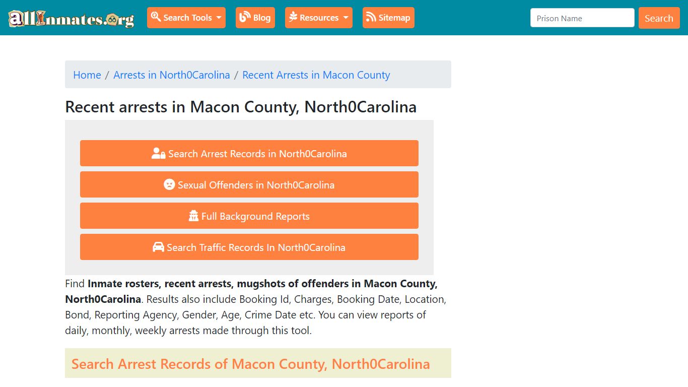 Recent arrests in Macon County, North Carolina | Mugshots, Rosters ...